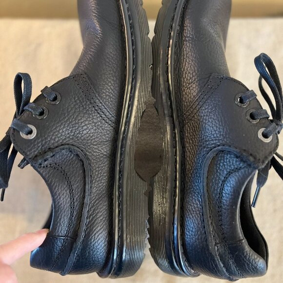 Dr. Martens Unisex Industrial Hampshire Black Service Leather Shoes Sz 9M-W10 - Picture 8 of 13